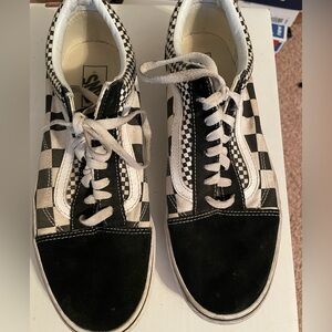 Vans Black and White Checkered Shoes